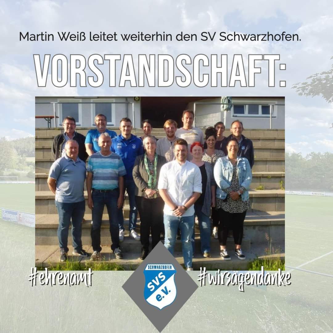 gewählte Vorstandschaft SV Schwarzhofen